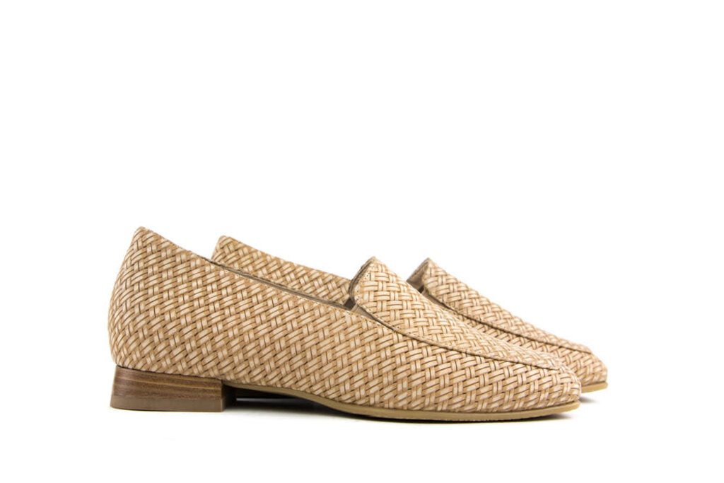 Hassia Hassia Loafer Creme Vlecht