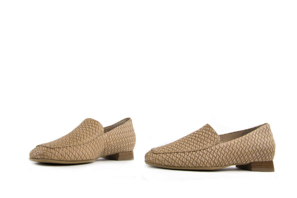 Hassia Hassia Loafer Creme Vlecht