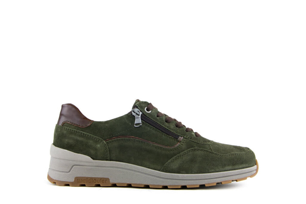 Waldläufer Waldlaufer Sneakers Groen Etienne Riva Fichte Cognac