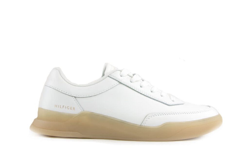 Tommy Hilfiger Tommy Hilfiger Sneakers Wit Elevated Cupsole Leather Ecru