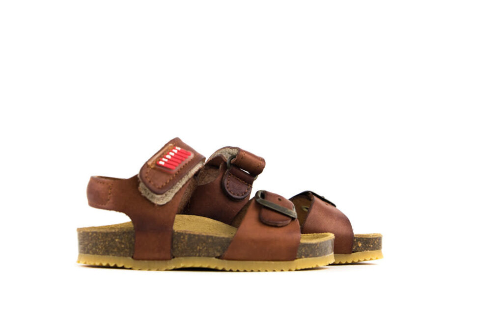 Red Rag Sandals Cognac Brushed Worldwide Shipment Low Fees