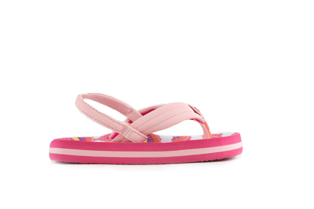 Reef Reef Slippers Roze Little Ahi Rainbows and Clouds