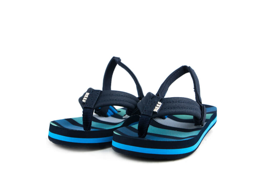 Reef Reef Slippers Blauw Little Ah Stripes