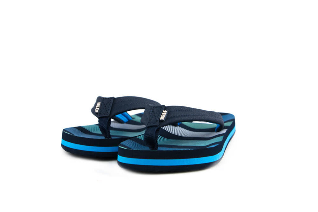 Reef Reef Slippers Blauw Kids Ahi Stripes