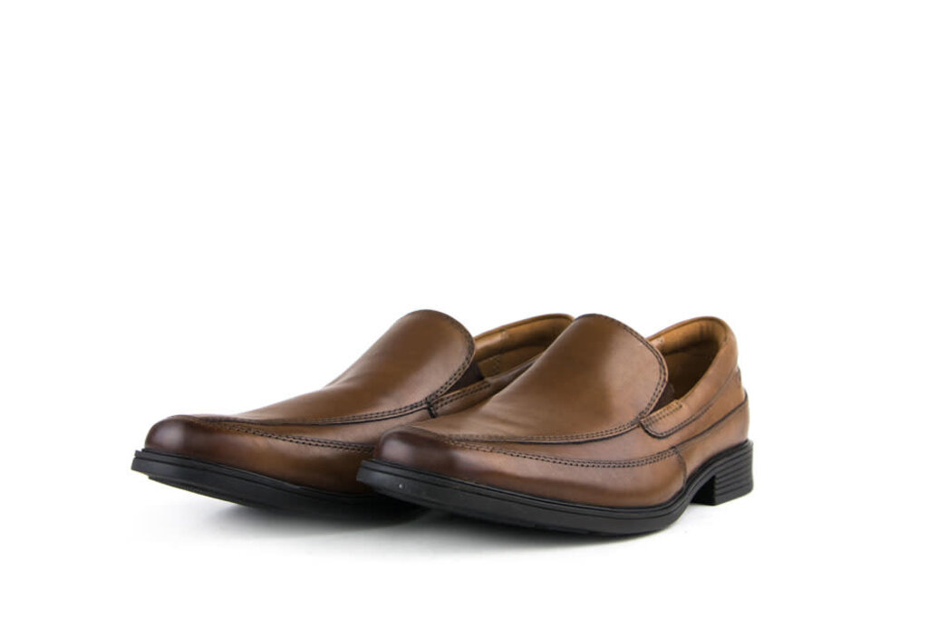 Clarks Clarks Loafers Cognac Tilden Free Dark Tan Leather