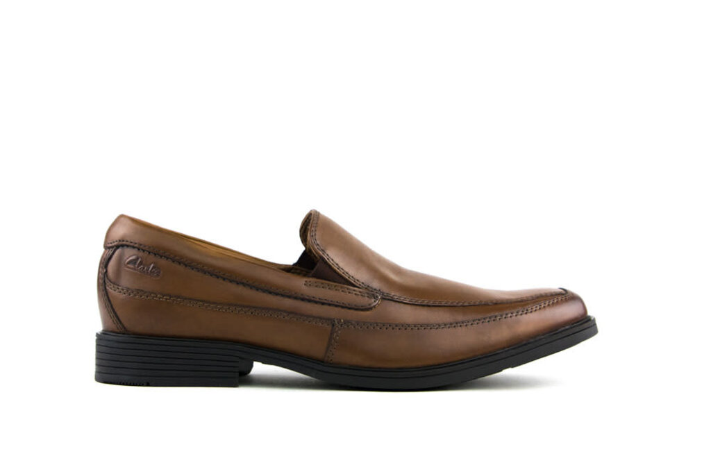 Clarks Clarks Loafers Cognac Tilden Free Dark Tan Leather