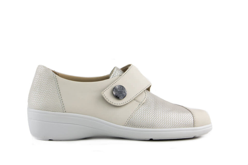 Solidus Solidus Klittenbandschoenen Beige Hedda Cigno Treccia