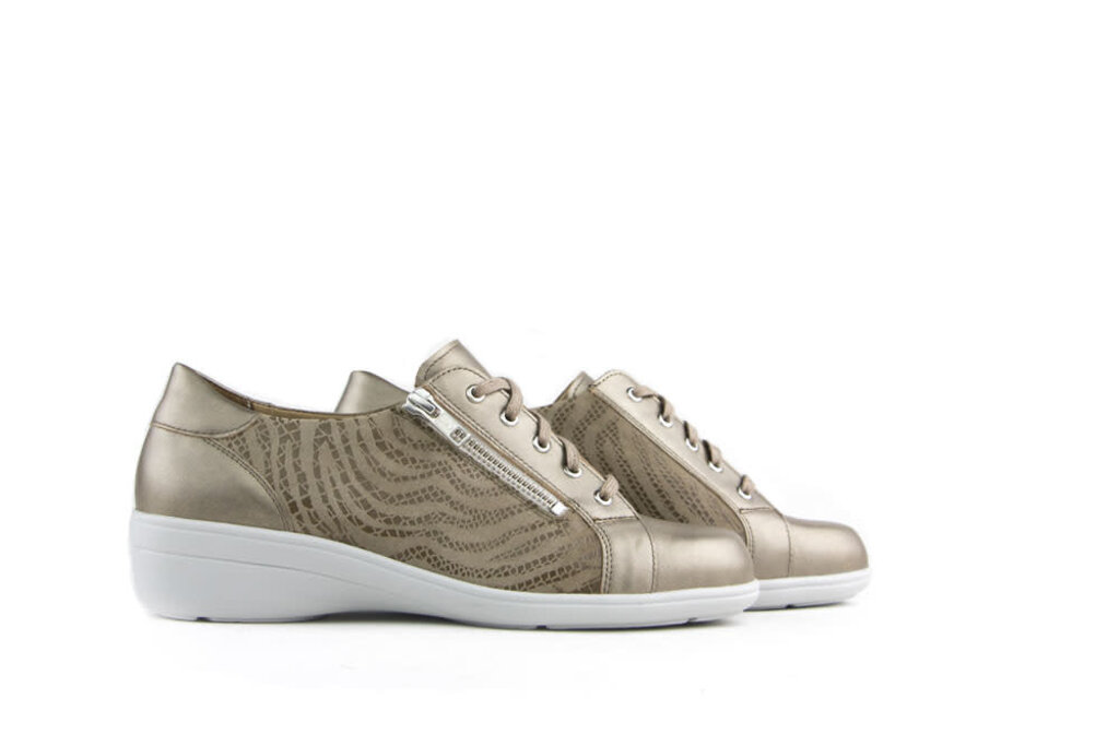 Solidus Solidus Veterschoenen Taupe Hedda Fango Shape