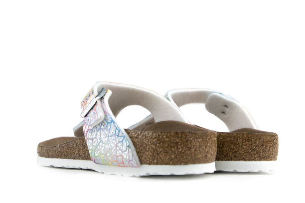 Birkenstock Birkenstock Gizeh Flashy Hologram Silver Narrow