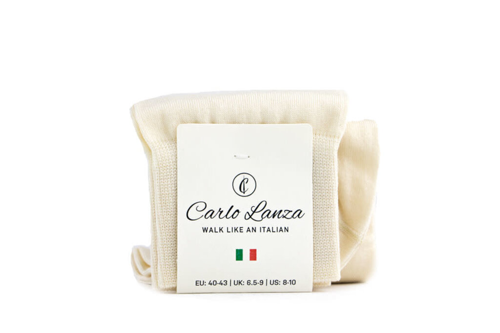 Carlo Lanza Carlo Lanza Sok Ivory Cotton