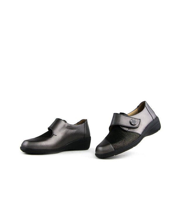 Solidus Klittenbandschoenen Grijs Hedda Smog Mini Skate