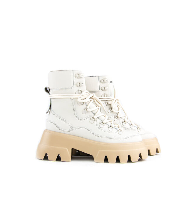 Nubikk Veterboots Beige Flore Montagne Ice Coffee