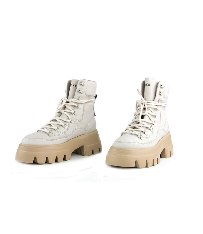 Nubikk Veterboots Beige Flore Montagne Ice Coffee