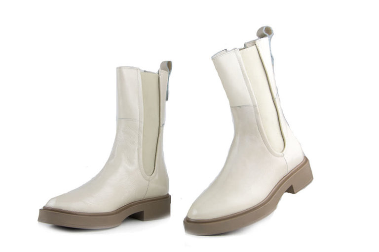 Mjus Chelsea Boots Wit Panna Lak I Sparen (Online) Shoptegoed - Steenbergen  Schoenen