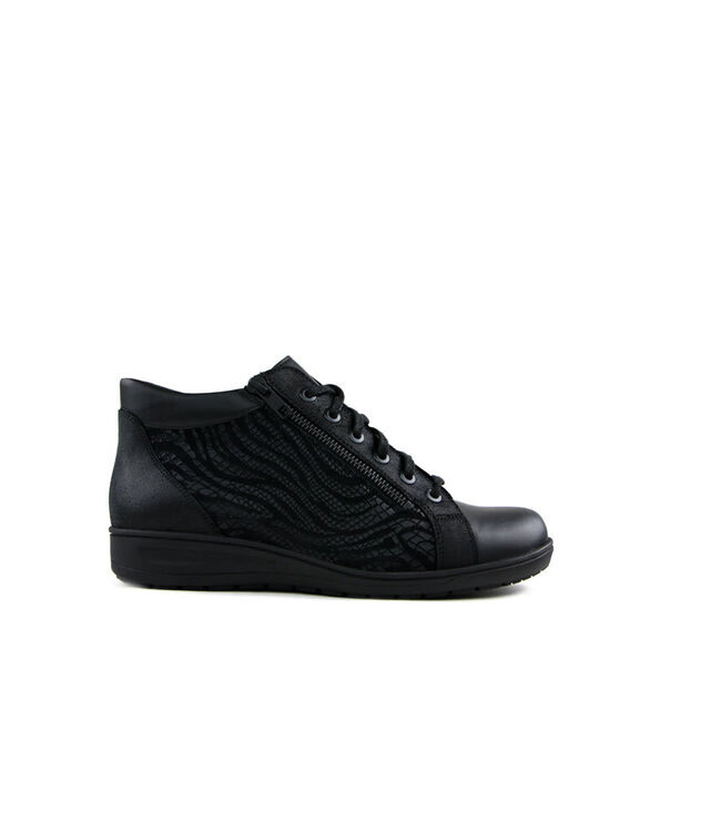 Solidus Hoge Veterschoenen Zwart Kate Shape