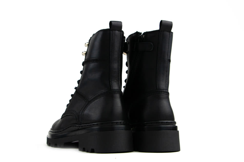 Hip Veterboots Zwart Goud - Steenbergen Schoenen