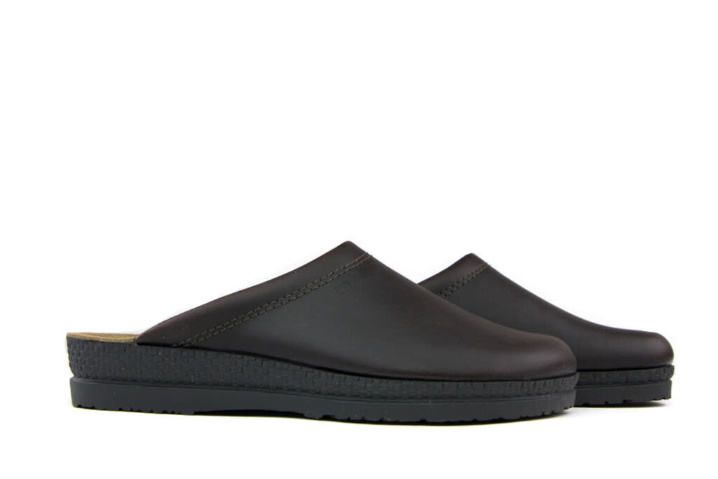 Rohde Rohde Slippers Espresso Leather