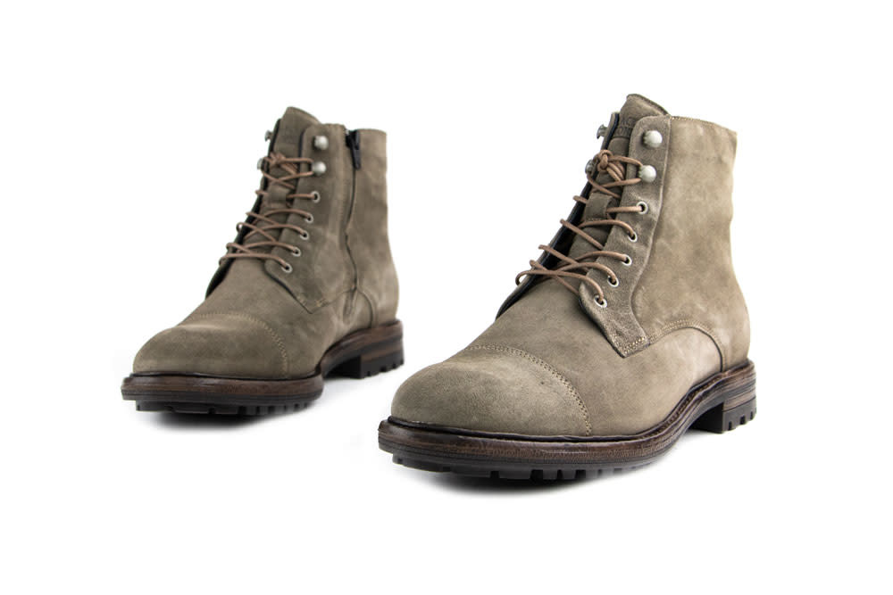 Blackstone Veterboots Lester Taupe Suede I Gratis Zending va €40 in NL -  Steenbergen Schoenen
