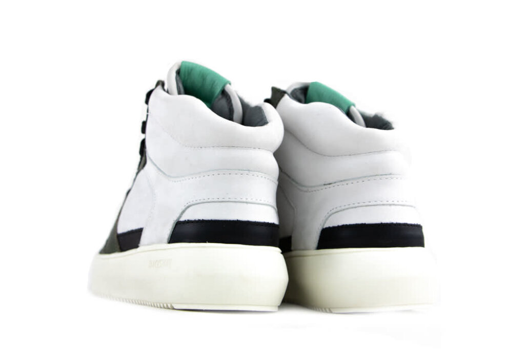 Blackstone Blackstone HoheSneakers Dwayne Wit Groen