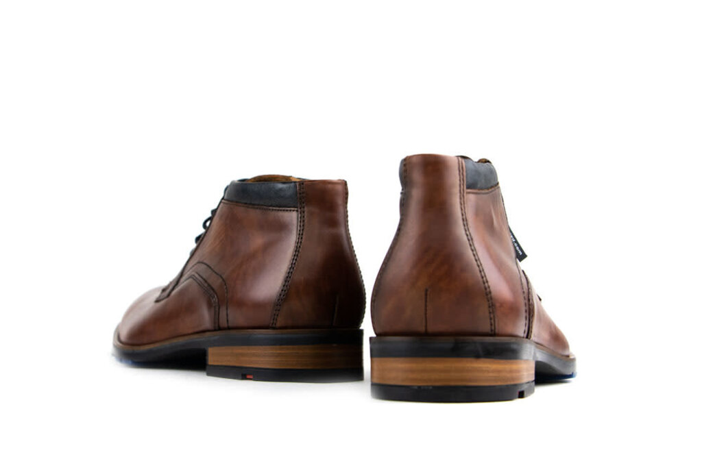 Lloyd Lloyd Hoge Veterschoenen Cognac Jaron Brandy Midnight