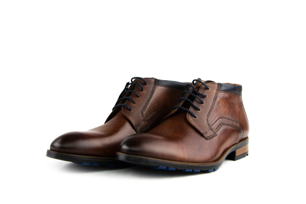 Lloyd Lloyd Hoge Veterschoenen Cognac Jaron Brandy Midnight