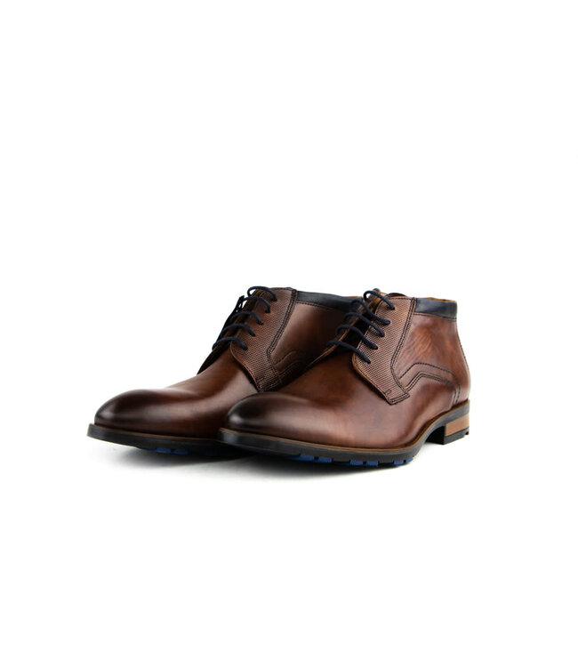Lloyd Hoge Veterschoenen Cognac Jaron Brandy Midnight
