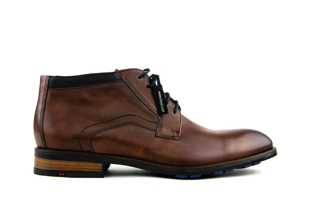 Lloyd Lloyd Hoge Veterschoenen Cognac Jaron Brandy Midnight