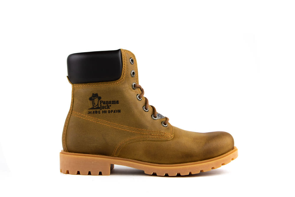 Panama Jack Veterboots Geel Miel-Honey I Snelle Levering - Steenbergen  Schoenen