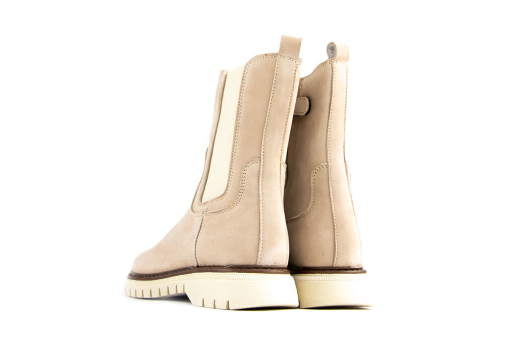 Romagnoli Romagnoli Chelsea Boots Beige Rider Naturale