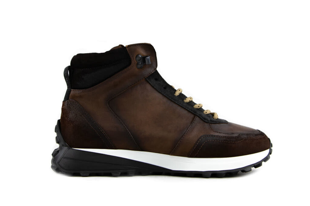 Giorgio Giorgio Hoge Sneakers Boy Bruin Suede