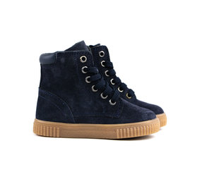 Pinocchio Veterboots Donkerblauw Suede I Wereldwijde Levering - Steenbergen  Schoenen