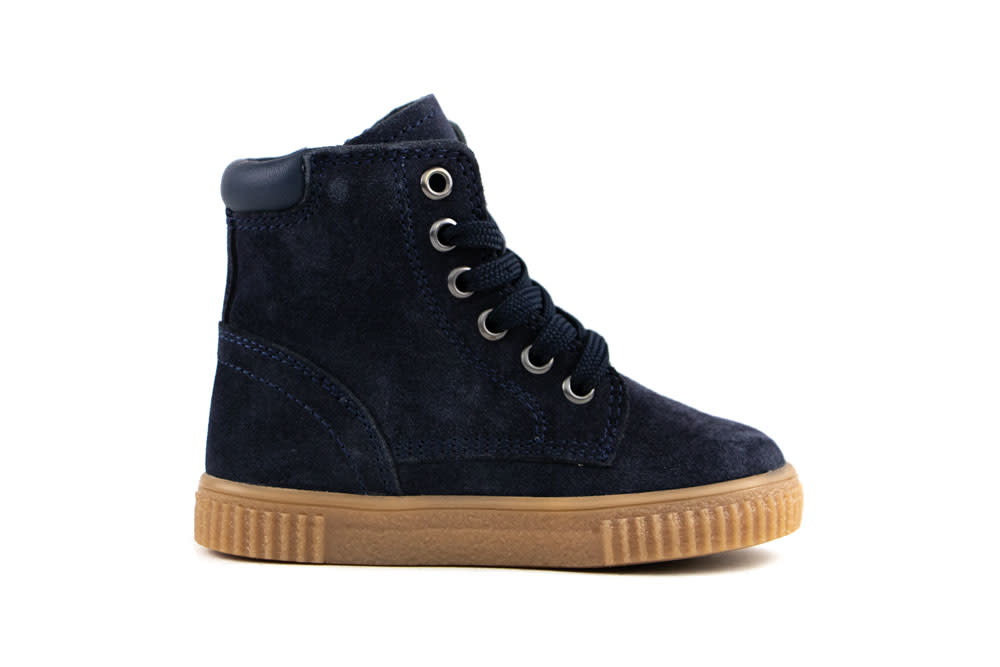Pinocchio Veterboots Donkerblauw Suede I Wereldwijde Levering - Steenbergen  Schoenen
