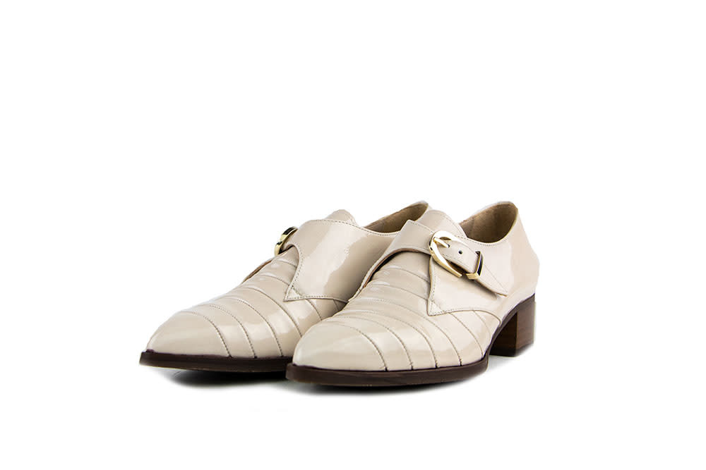 Pertini Gespschoenen Beige Urban Arce I Gratis Verzending in NL va €40 -  Steenbergen Schoenen