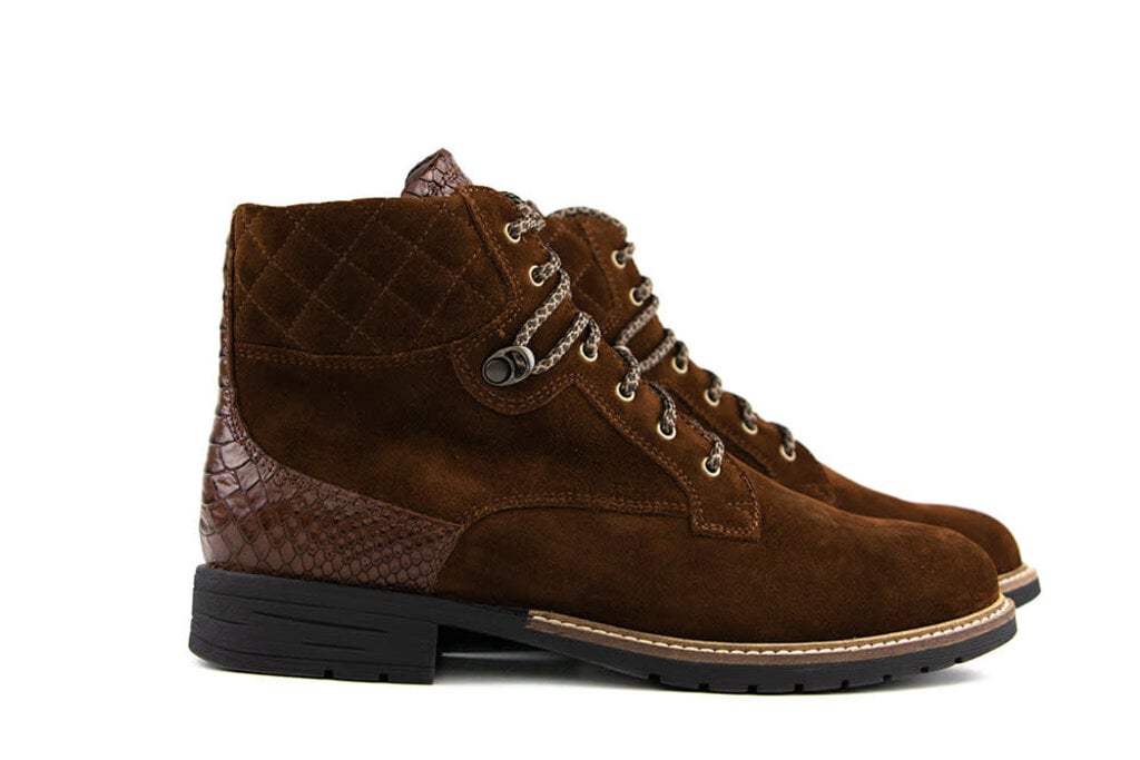 Durea Durea Veterboots Cognac Suede H-leest