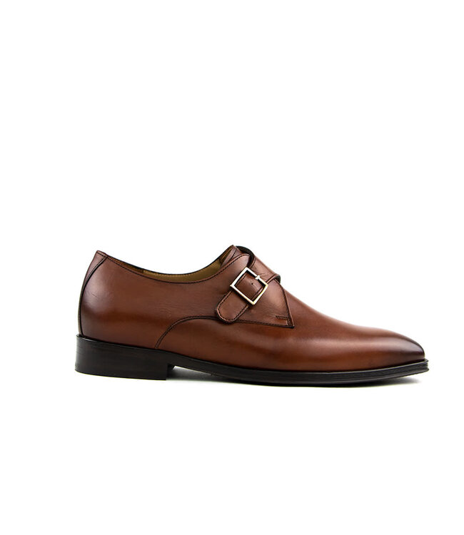 Van Bommel Schnallenschuhe Matra 03.00 Cognac