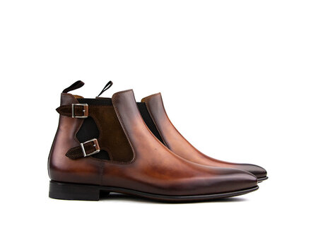 Magnanni Magnanni Chelsea Boots Cognac Gesp Magnanni Magnanni Chelsea Boots Cognac Gesp