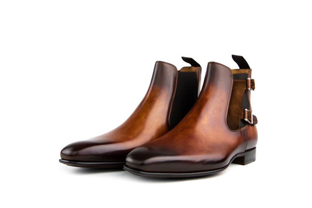 Magnanni Magnanni Chelsea Boots Cognac Gesp