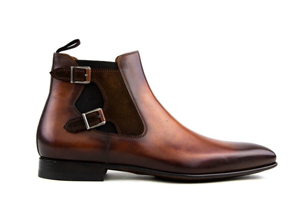 Magnanni Magnanni Chelsea Boots Cognac Gesp