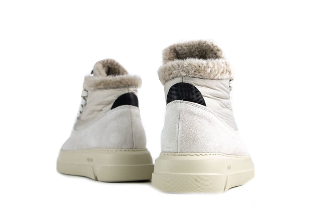 Via Vai Via Vai Hoge Sneaker Beige Teddy