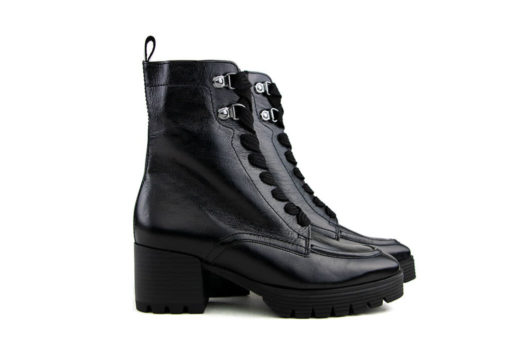 Gabor Gabor Lace-up Boots Black Patent