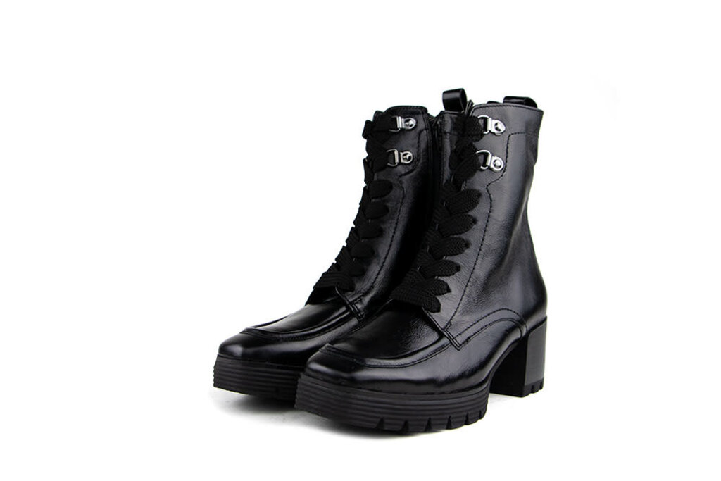 Gabor Gabor Lace-up Boots Black Patent