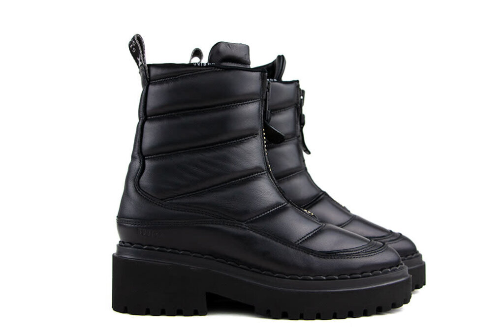 Nubikk Nubikk Bikerboots Zwart Fae Rosie Leather