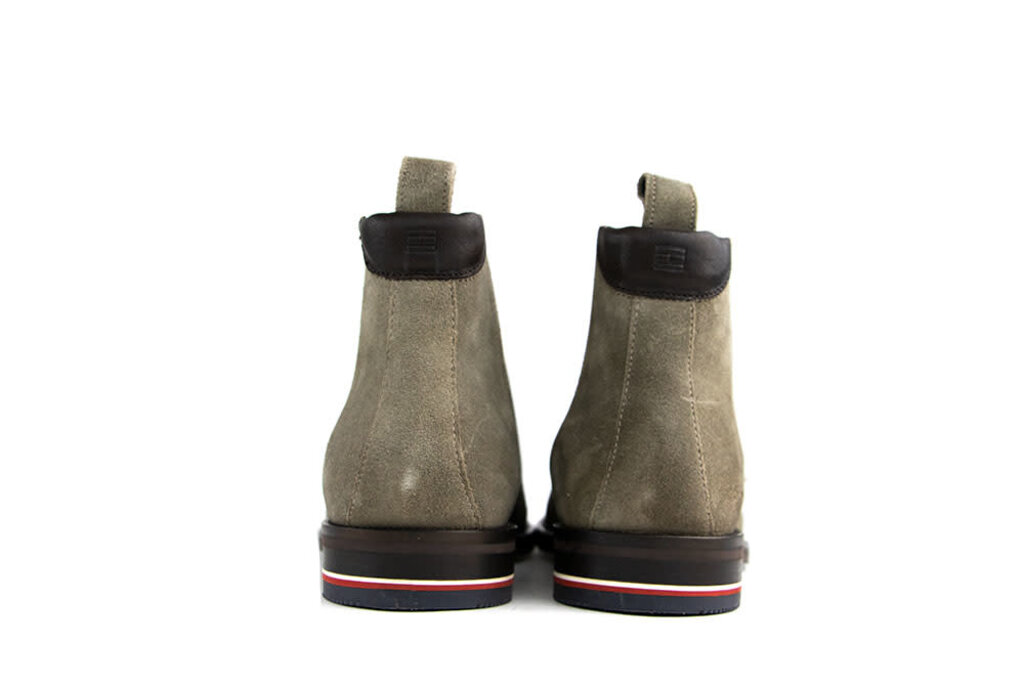 Tommy Hilfiger Tommy Hilfiger Signature Chelsea Boots Taupe Suede