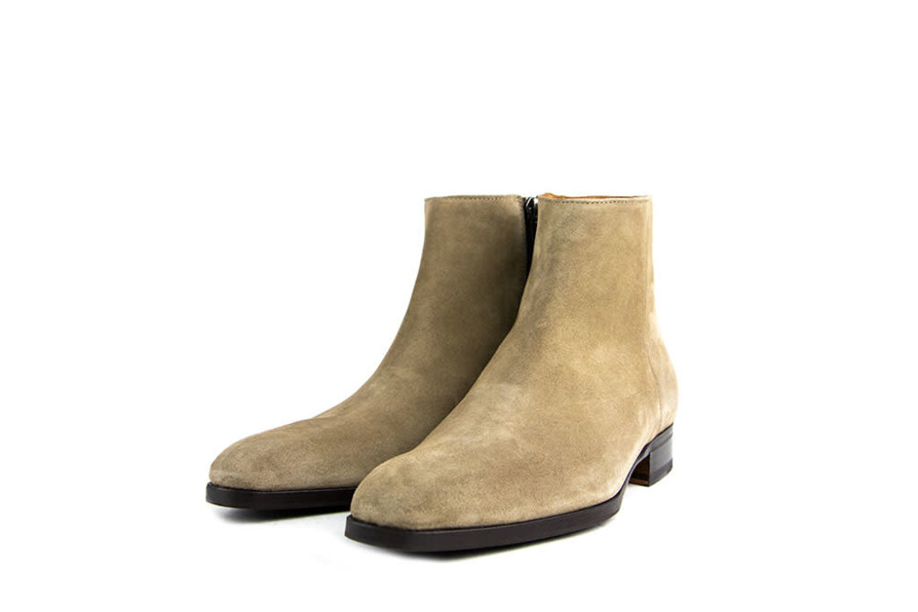 Pigato Pigato Boots Taupe Fuji Suede