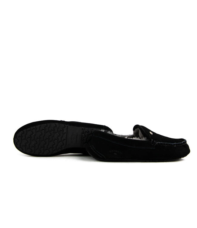 Warmbat Pantoffels Zwart Earlwood Suede