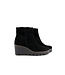 Gabor Wedge Boots Black Suede