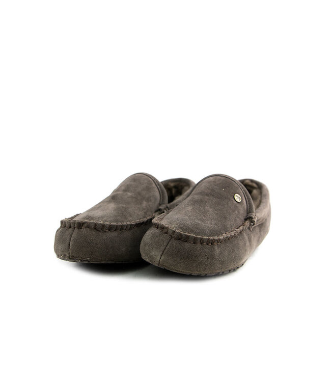 Warmbat Hausschuhe Grijs Earlwood Pebble Suede