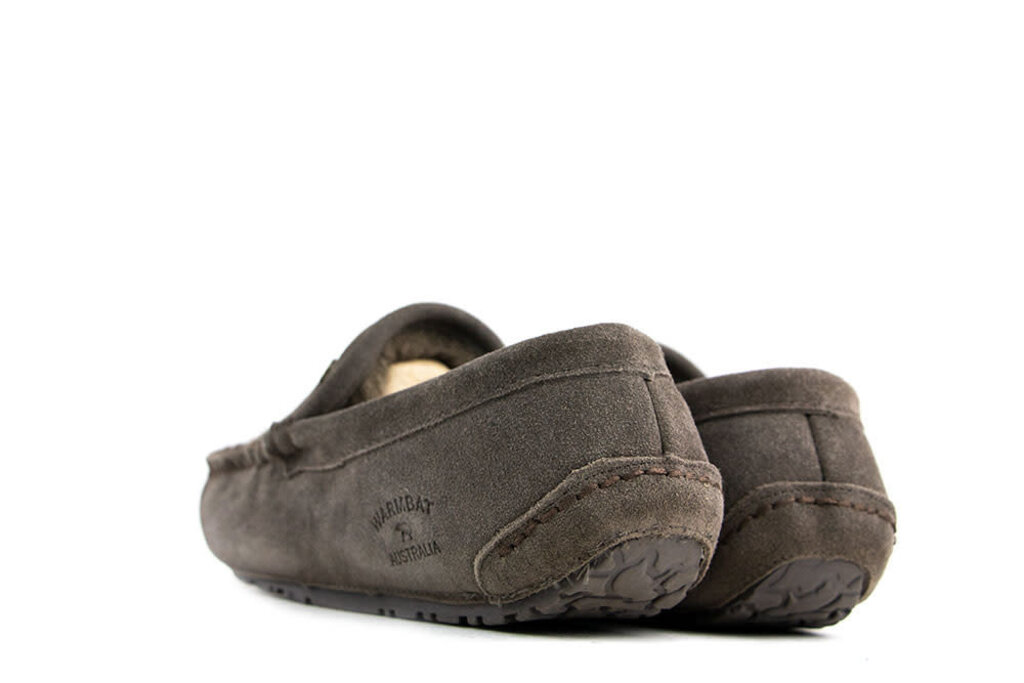 Warmbat Warmbat Pantoffels Grijs Earlwood Pebble Suede