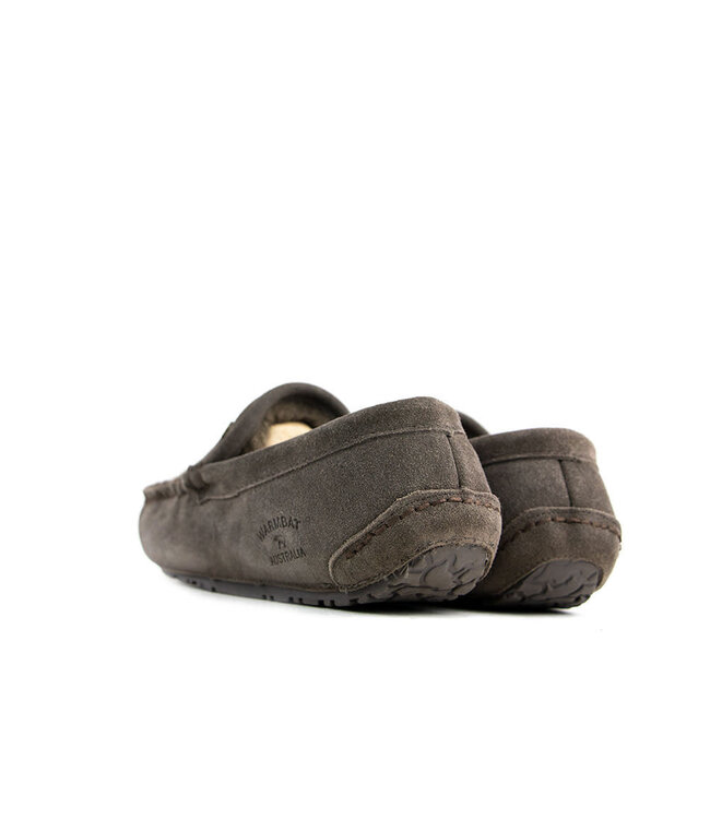 Warmbat Hausschuhe Grijs Earlwood Pebble Suede
