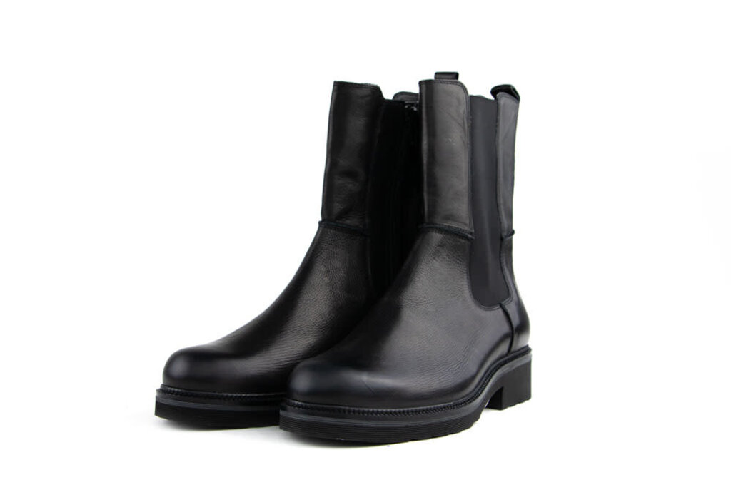 Durea Durea Chelsea Boots Zwart Leer K Wijdte